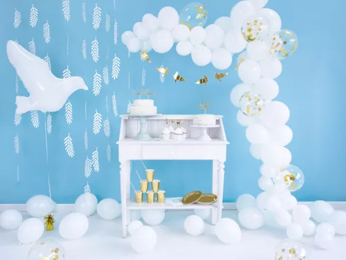 Photo du produit Ballon aluminium colombe blanche 77 x 66 cm