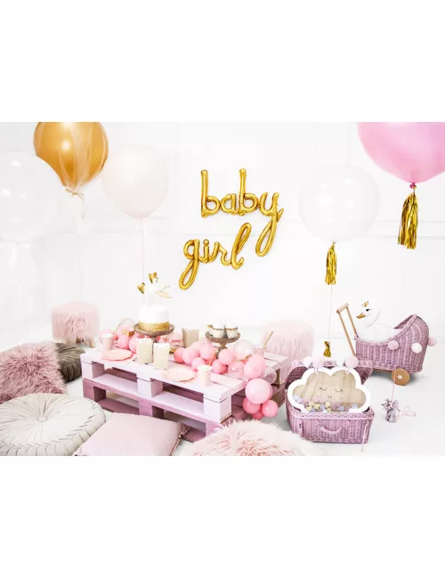 Photo du produit Ballon aluminium girl doré 77 x 70 cm