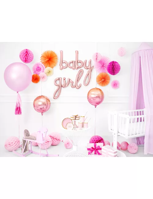 Photo du produit Ballon aluminium girl rose gold 77 x 70 cm