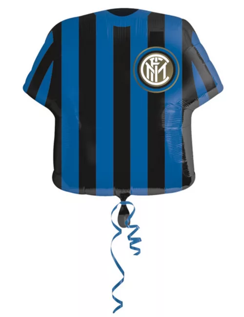 Photo du produit Ballon aluminium maillot de foot Inter 60 cm