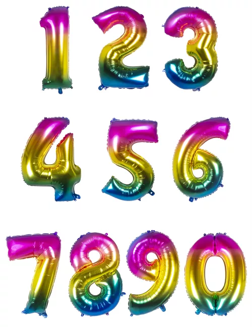 Photo du produit Ballon aluminium multicolore 86 cm