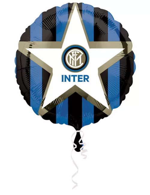 Photo du produit Ballon aluminium rond Inter 43 cm