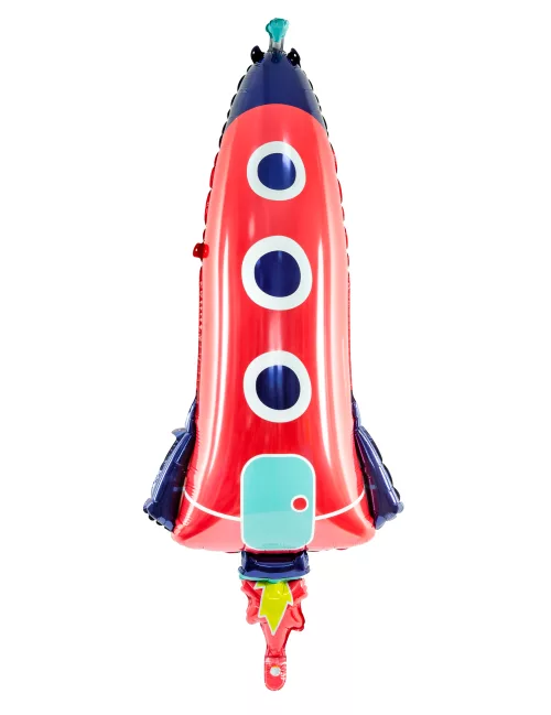 Photo du produit Ballon en aluminium fusée 44 x 115 cm
