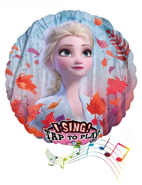 Photo du produit Ballon en aluminium musical La Reine des Neiges 2 71 cm