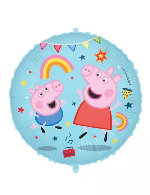 Photo du produit Ballon en aluminium Peppa Pig 46 cm