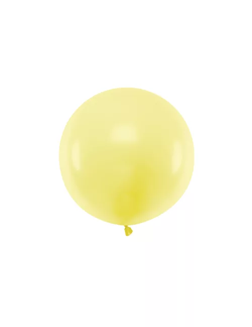 Photo du produit Ballon en latex géant jaune 60 cm