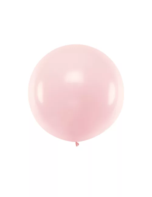 Photo du produit Ballon en latex géant rose pâle 1 m