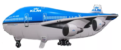 Photo du produit Ballon en aluminium géant avion 101 cm
