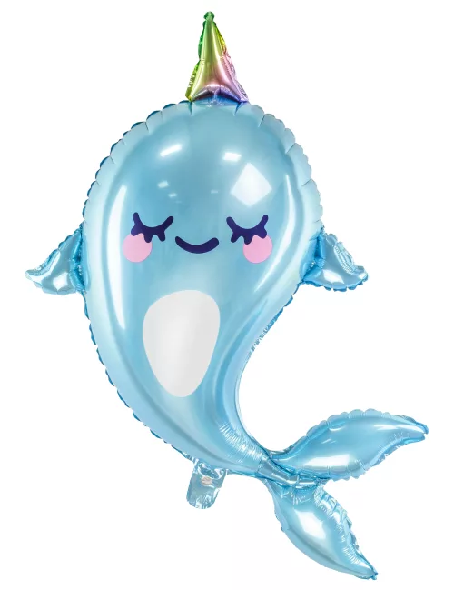 Photo du produit Ballon géant narval 53 x 87 cm