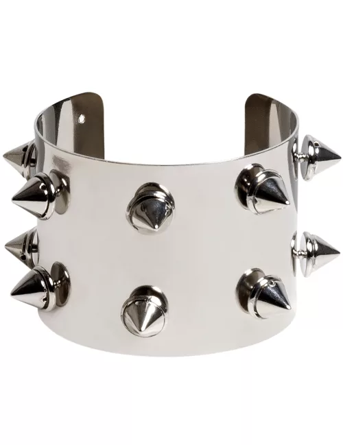 Photo du produit Bracelet en métal punk argenté adulte