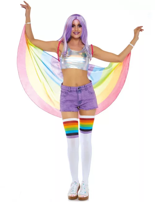 Photo du produit Cape arc-en-ciel adulte