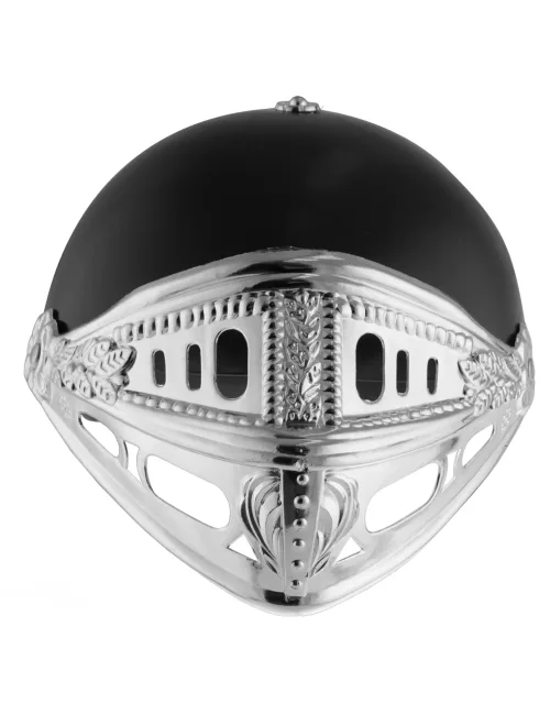 Photo du produit Casque chevalier noir et argent enfant