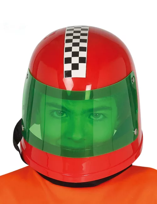 Photo du produit Casque pilote formule 1 rouge enfant