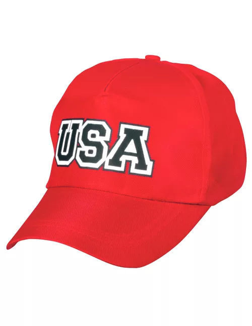 Photo du produit Casquette USA rouge adulte
