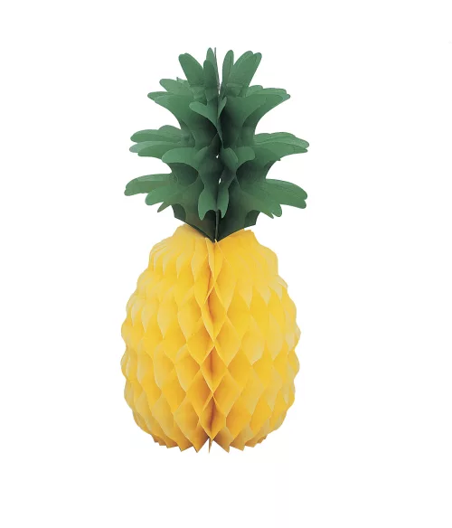 Photo du produit Décoration ananas en papier 35 cm