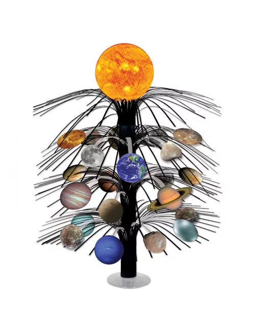 Photo du produit Centre de table en cascade système solaire 45 cm