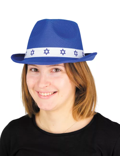Photo du produit Chapeau Bar Mitzvah bleu adulte