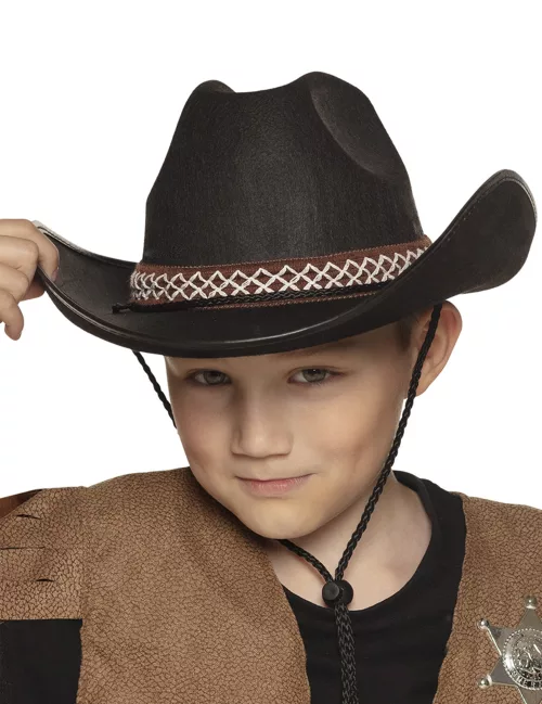 Photo du produit Chapeau cowboy noir enfant