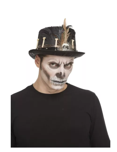Photo du produit Chapeau haut de forme vaudou 59 cm adulte