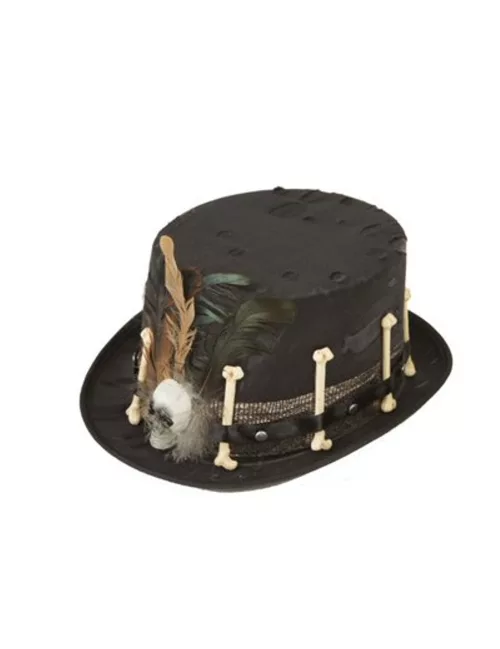 Photo du produit Chapeau haut de forme vaudou 59 cm adulte