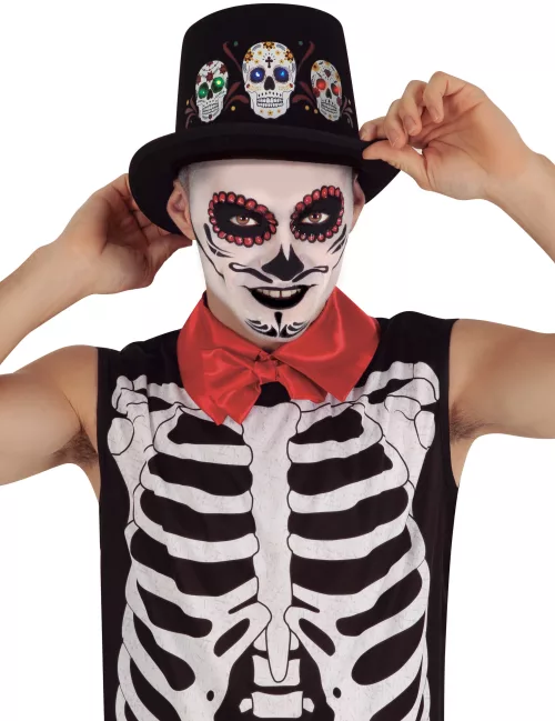 Photo du produit Chapeau lumineux Dia de los muertos adulte