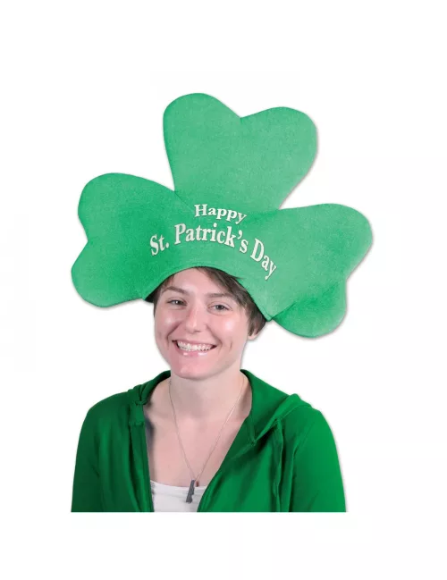 Photo du produit Chapeau trèfles Happy Saint Patrick's day adulte
