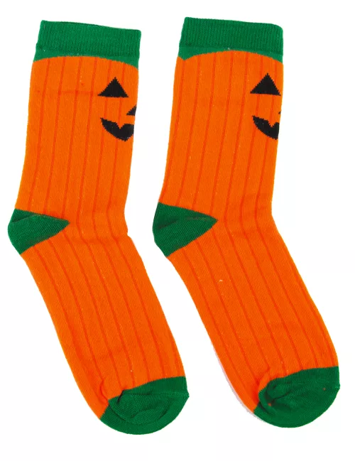 Photo du produit Chaussettes citrouille effrayante