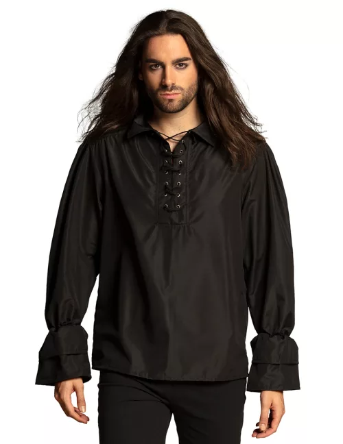 Photo du produit Chemisier pirate noire homme