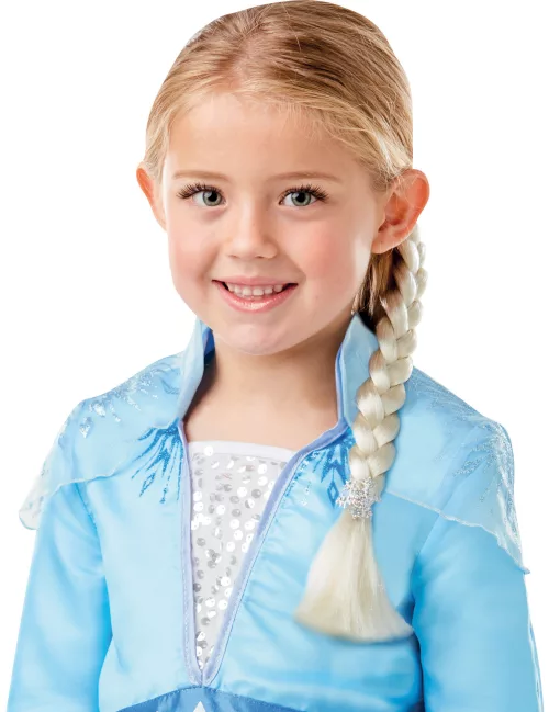 Photo du produit Coffret déguisement et tresse Elsa La Reine des neiges 2 fille