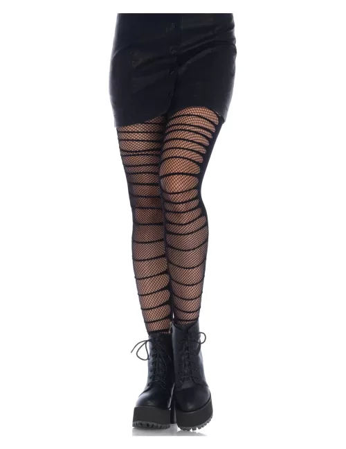 Photo du produit Collants résille semi opaque noires femme