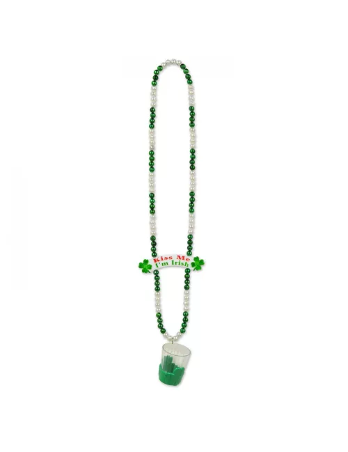 Photo du produit Collier avec shooter Kiss me I'm irish