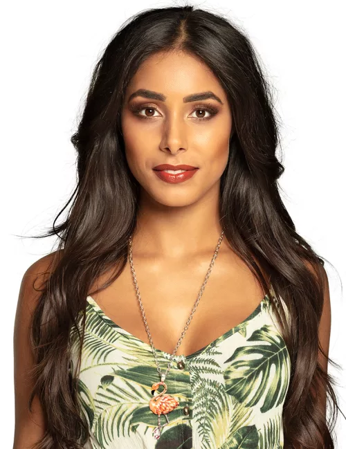 Photo du produit Collier en métal flamant rose adulte