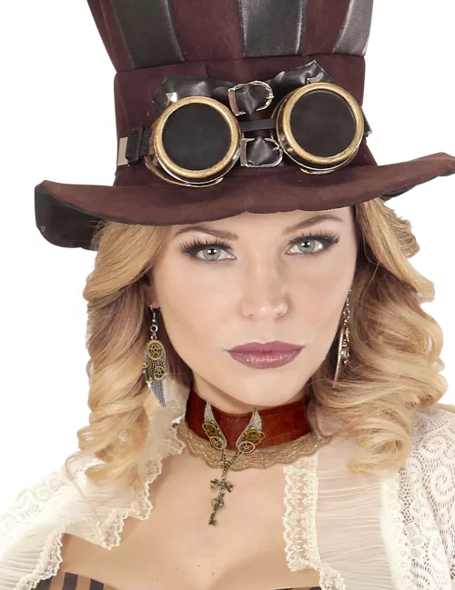 Photo du produit Collier ras de cou steampunk adulte