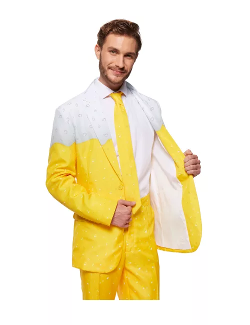 Photo du produit Costume Mr Bière jaune Suitmeisters adulte