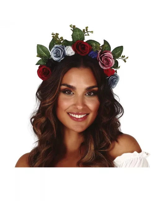 Photo du produit Couronne de fleurs foncées