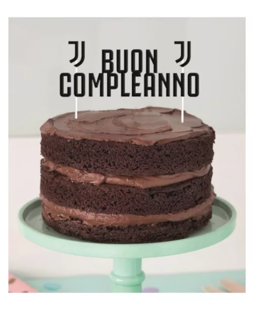 Photo du produit Décoration gâteau Juventus 17 x 18 cm