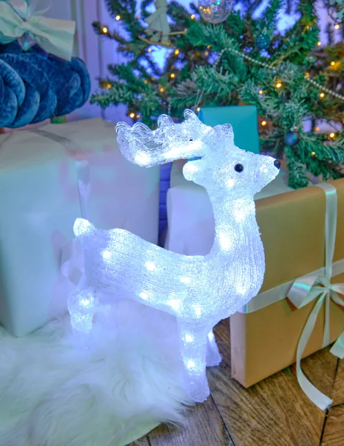 Photo du produit Décoration lumineuse renne 45 cm