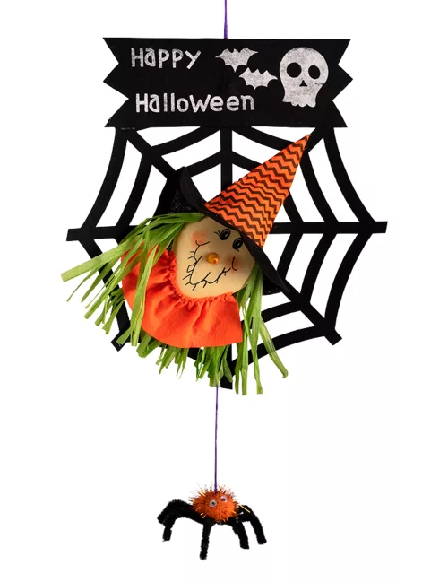 Photo du produit Décoration sorcière Halloween 50 cm
