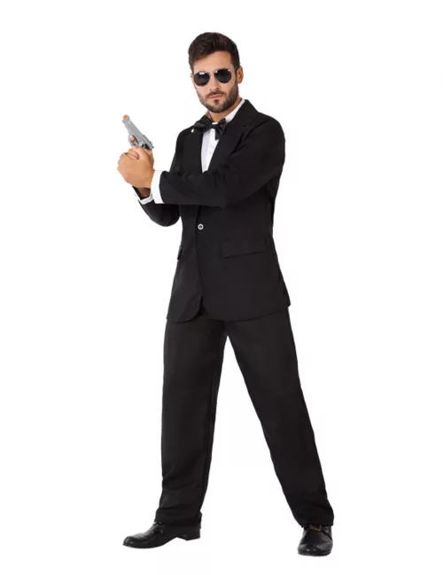 Photo du produit Déguisement agent secret en smoking homme