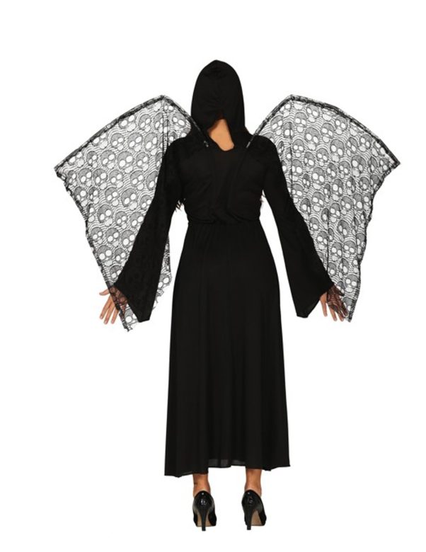 Photo du produit Déguisement ange de la mort ailes dentelles femme