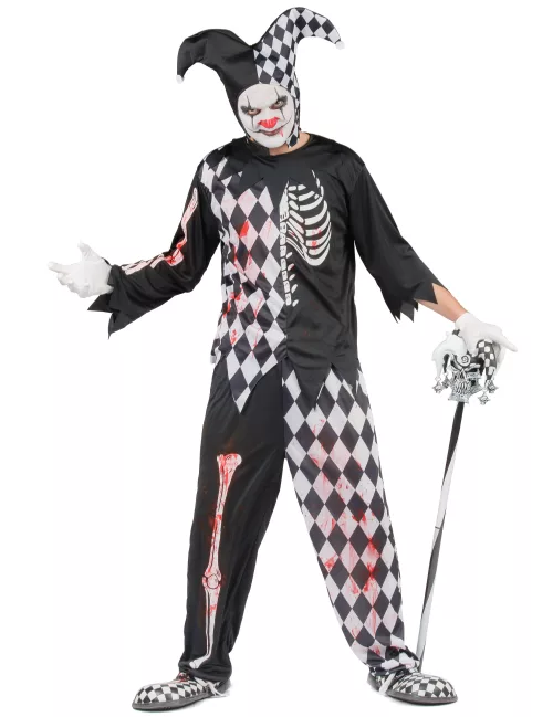 Photo du produit Déguisement arlequin ensanglanté homme