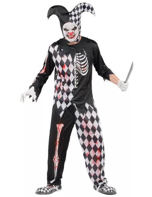 Photo du produit Déguisement arlequin ensanglanté homme