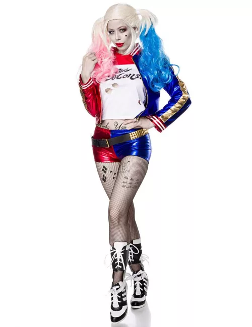 Photo du produit Déguisement arlequin fou sexy luxe femme