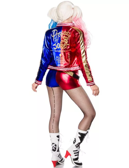 Photo du produit Déguisement arlequin fou sexy luxe femme
