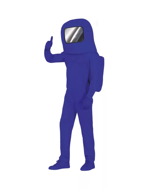 Photo du produit Déguisement astronaute de jeux vidéo bleu adolescent