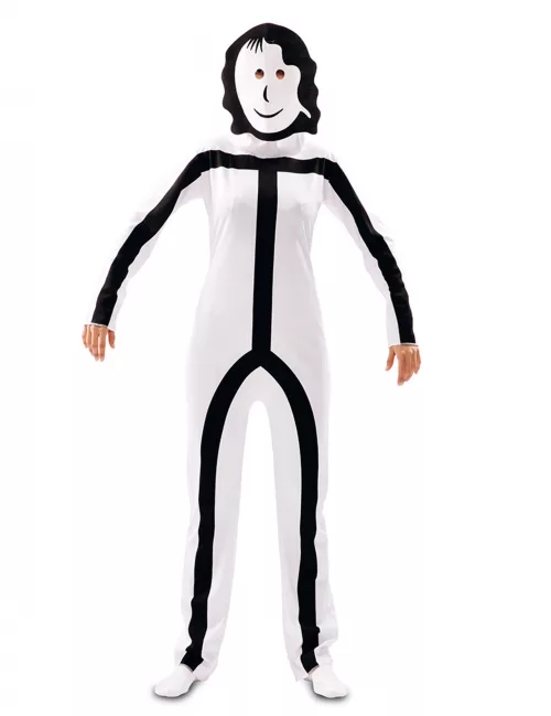 Photo du produit Déguisement avec masques Stickman adulte