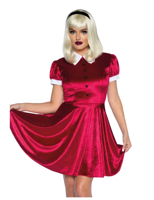 Photo du produit Déguisement baby doll rouge femme