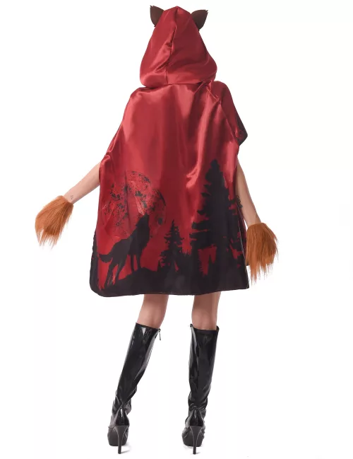Photo du produit Déguisement chaperon loup garou femme