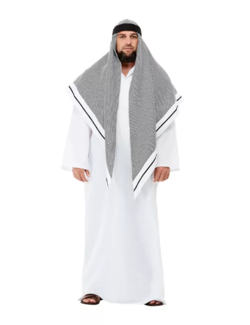 Photo du produit Déguisement cheikh blanc luxe adulte