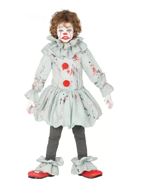 Photo du produit Déguisement clown assassin gris garçon